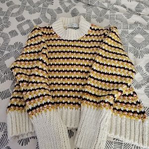 ZARA chunky mock neck sweater size L